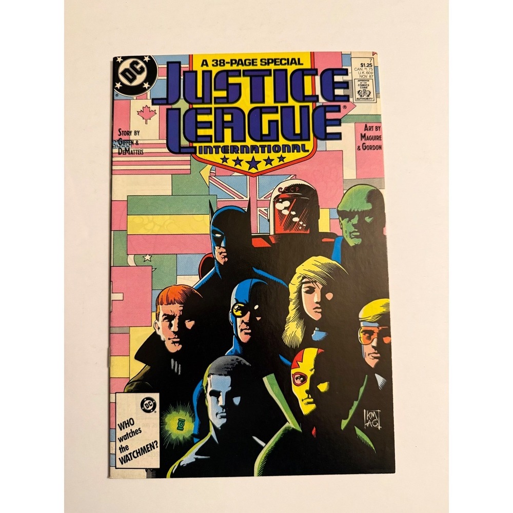 Justice League International 38 Page Special Comic Book‎ DC Comics November 1987